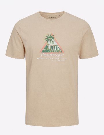 Tricou Jack&Jones, bej