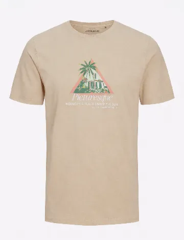 Tricou Jack&Jones, bej