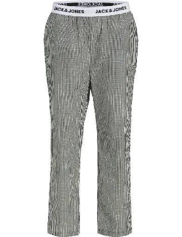 Pijama Jack&Jones, alb/negru