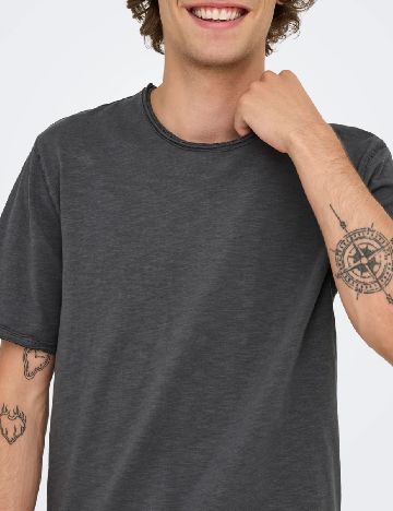 Tricou Jack&Jones, gri