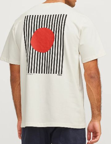 Tricou Royal Denim Division, ecru