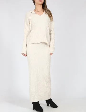 Compleu Answear LAB, ecru