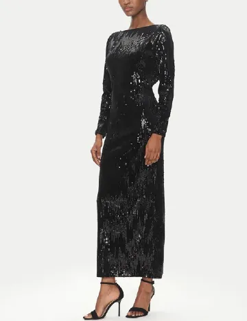 Rochie lunga Pepe Jeans, negru