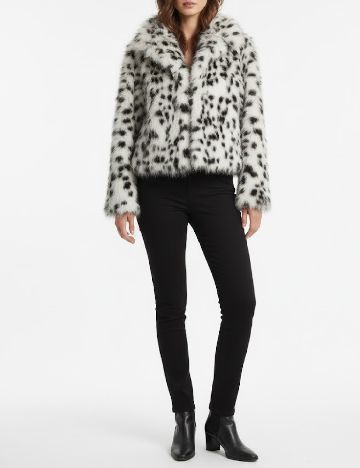 Jacheta Answear LAB, alb/negru