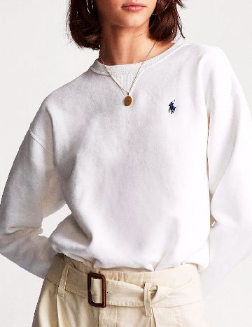 Bluza Polo Ralph Lauren, alb