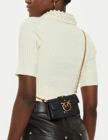 Mini Geanta PINKO, negru