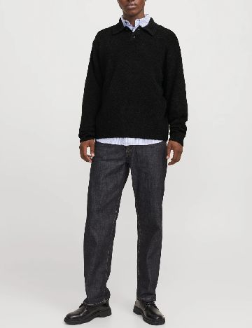 Pulover Jack&Jones, negru