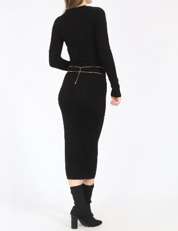 Rochie medie Elisabetta Franchi, negru