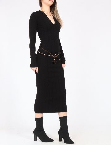 Rochie medie Elisabetta Franchi, negru