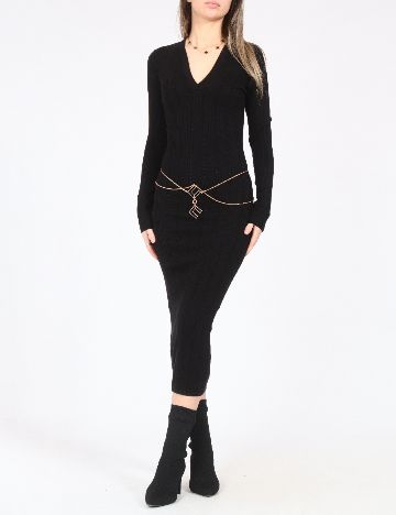 Rochie medie Elisabetta Franchi, negru