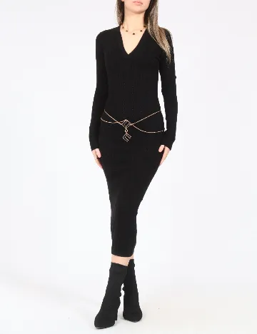 Rochie medie Elisabetta Franchi, negru