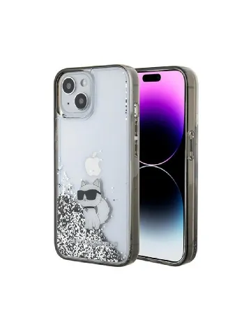 Husa iPhone 15 KARL LAGERFELD, gri