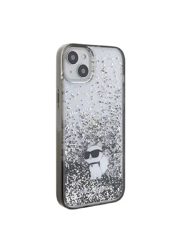 Husa iPhone 15 KARL LAGERFELD, gri