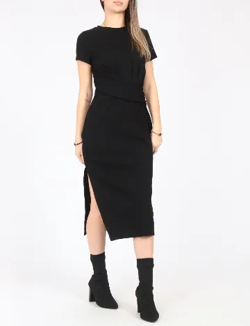 Rochie medie Answear LAB, negru