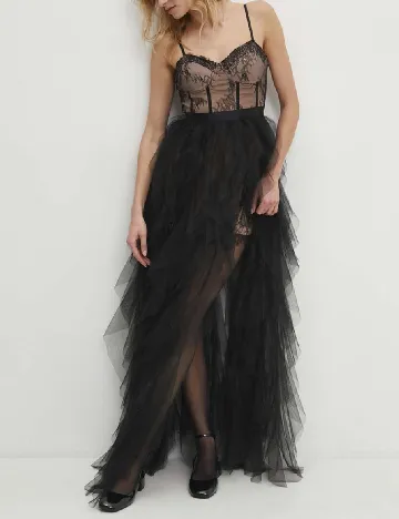 Rochie lunga Answear LAB, negru