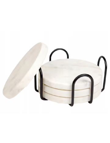 Set suporturi din marmura Zd Trading, alb