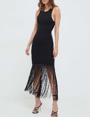 Rochie scurta Bardot, negru