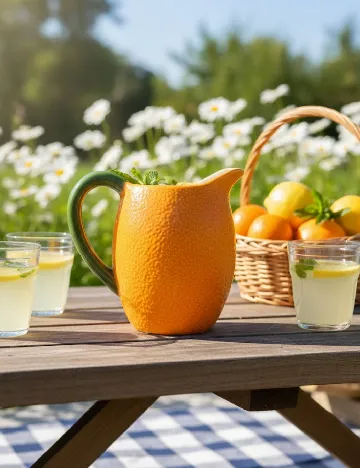 Carafa 950 ml KAPIMEX, portocaliu