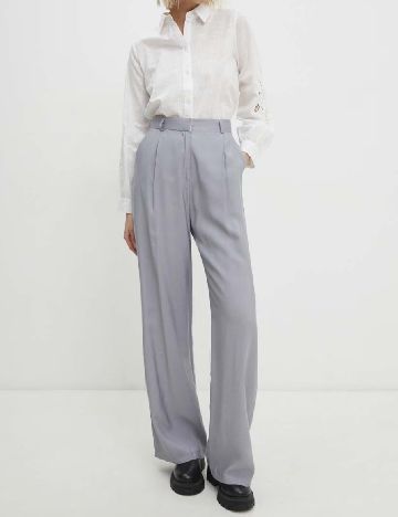 Pantaloni Answear LAB, gri