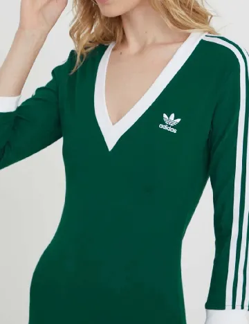 Rochie lunga Adidas, verde