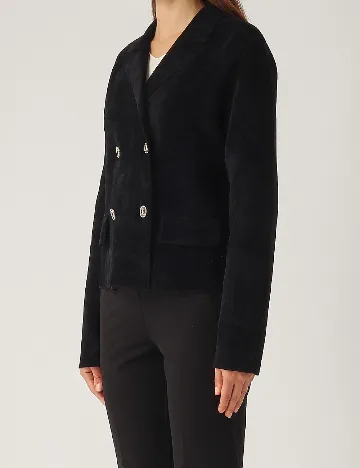 Jacheta Twinset, negru