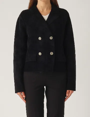 Jacheta Twinset, negru