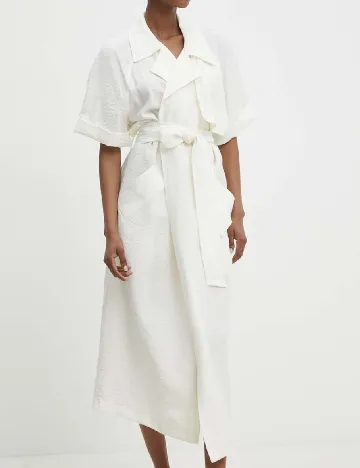 Rochie medie Answear LAB, alb