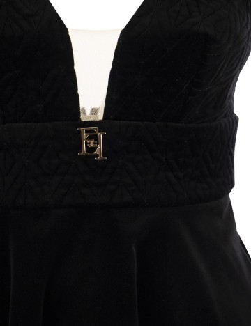 Rochie scurta Elisabetta Franchi, negru