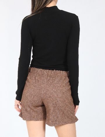 Fusta pantalon Zara, maro