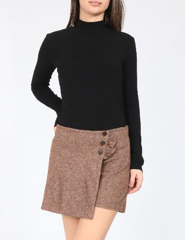 Fusta pantalon Zara, maro