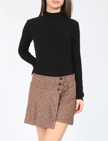 Fusta pantalon Zara, maro