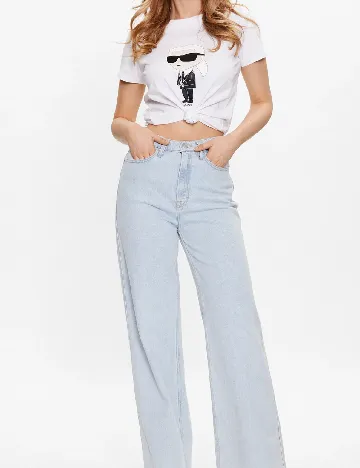 Tricou KARL LAGERFELD, alb