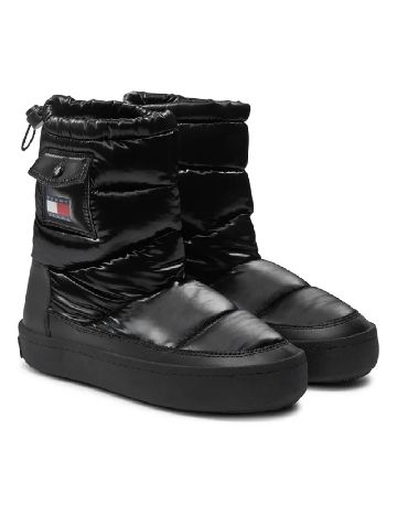 Ghete Tommy Jeans, negru