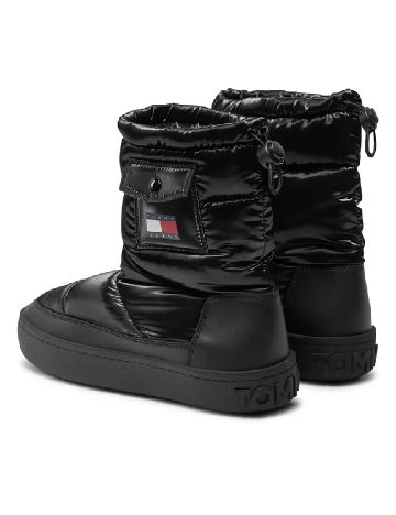 Ghete Tommy Jeans, negru