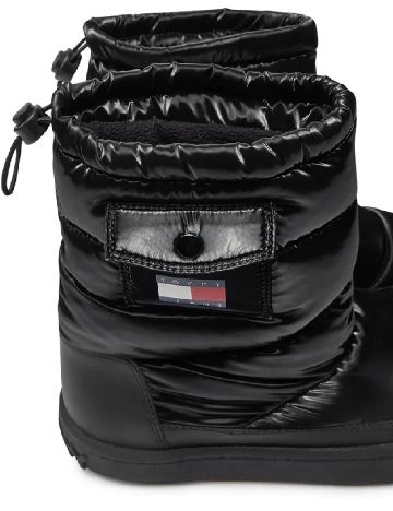 Ghete Tommy Jeans, negru