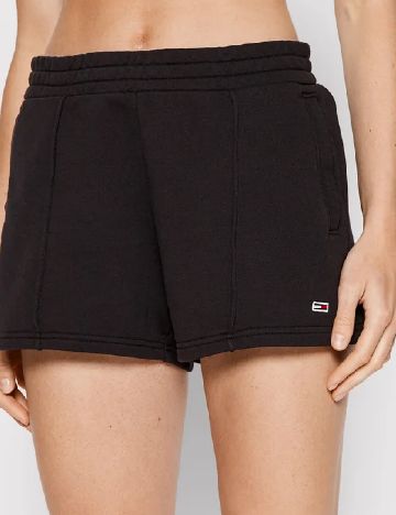 Pantaloni scurti Tommy Jeans, negru