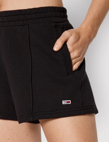 Pantaloni scurti Tommy Jeans, negru