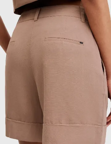 Pantaloni scurti ALLSAINTS, maro