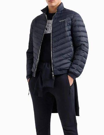 Geaca Armani Exchange, bleumarin
