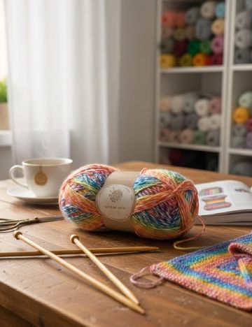 Fir de crosetat Alison & Mae, mix culori