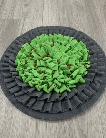 Covoras pentru animale ACTION, gri/verde