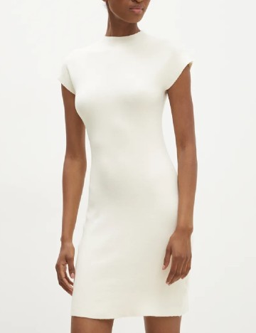 Rochie scurta Answear LAB, alb