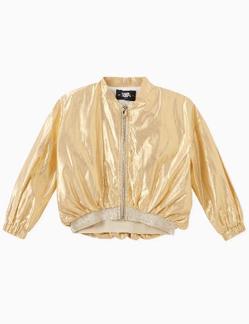 Jacheta KARL LAGERFELD, auriu