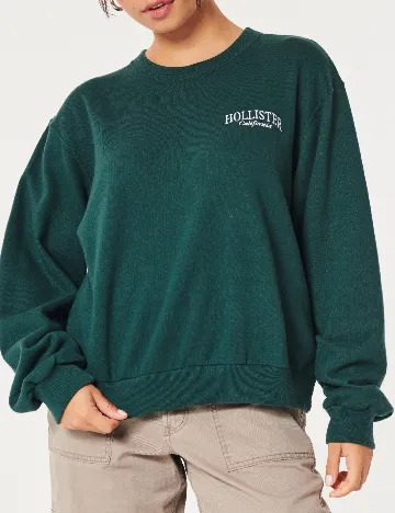 Bluza Hollister, verde