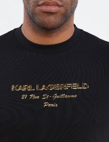 Tricou KARL LAGERFELD, negru