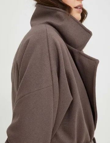 Palton oversize Answear LAB, maro