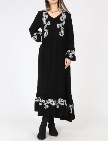 Rochie lunga Answear LAB, negru