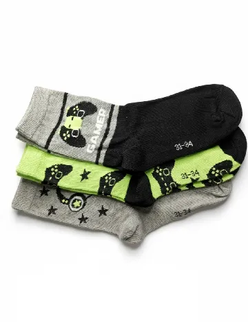 Set sosete 3 perechi Cozzi, mix culori