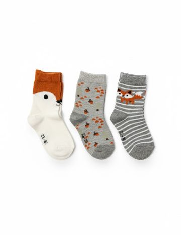 Set sosete 3 perechi Cozzi, mix culori