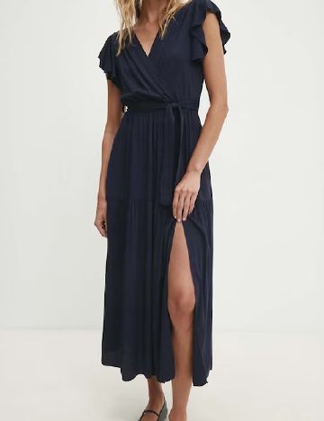 Rochie medie Answear LAB, bleumarin